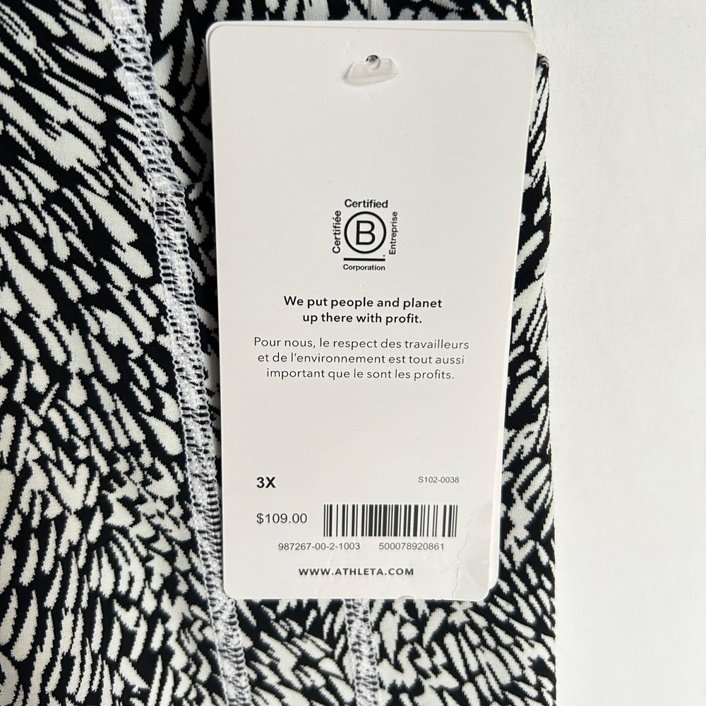 Athleta Ultimate Stash II Textured Tights Pants Womens 3X Plus Yoga NWT $109 - Picture 8 of 16